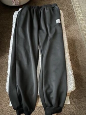 Shein Adult Sz. L  Black Polyester Soft Waist Joggers. Comfortable
