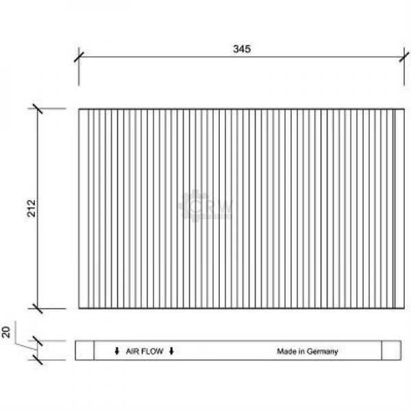 Filter Innenraumluft Innenraumfilter Pollenfilter FüR Audi A6 4A2 C4 4A-image