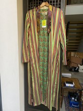 Etro Long Multicoloured Atlas Jacket New