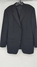 Petronio Arbiter Elegantiae Mens Long Sleeve Button Black Blazer Size 36 ITALY