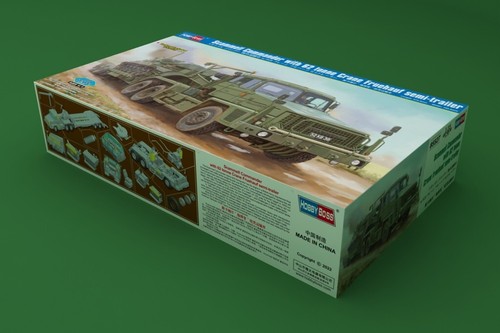 85527 Hobby Boss: Scammell Commander with 62 tonne Crane Fruehauf semi-trailer i - Imagen 2 de 18
