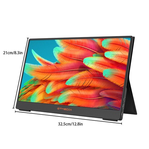 14" Portable Monitor IPS 1080P Extender Screen USB C for Laptop Phone PS5 Switch - Picture 3 of 20