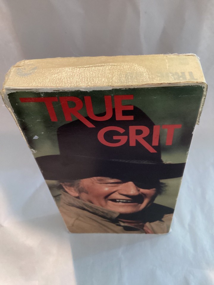 True Grit VHS 1989 John Wayne Glen Campbell Kim Darby Robert Duvall ...