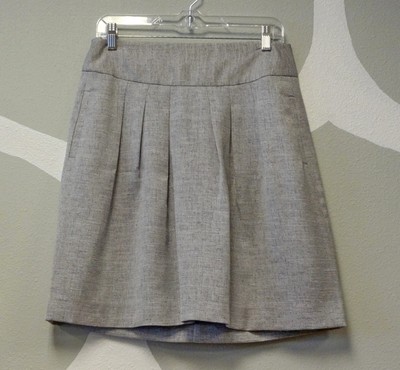 Buy THE LIMITED Gray Small Pleated Pockets A Line Skirt  NEW NWT with Paypal Buy THE LIMITED Gray Small Pleated Pockets A Line Skirt  NEW NWT with Paypal