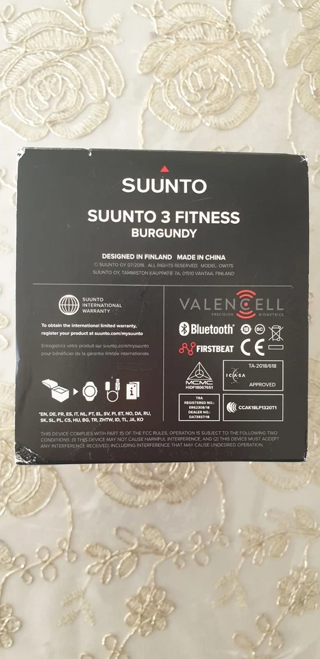 Часы фитнес-пульсометр Suunto 3 — бордовые/водонепроницаемые - Изображение 3 из 4