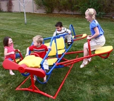 Playground Equipment Airplane Teeter Totter Outdoor Kids Backyard Play See Saw