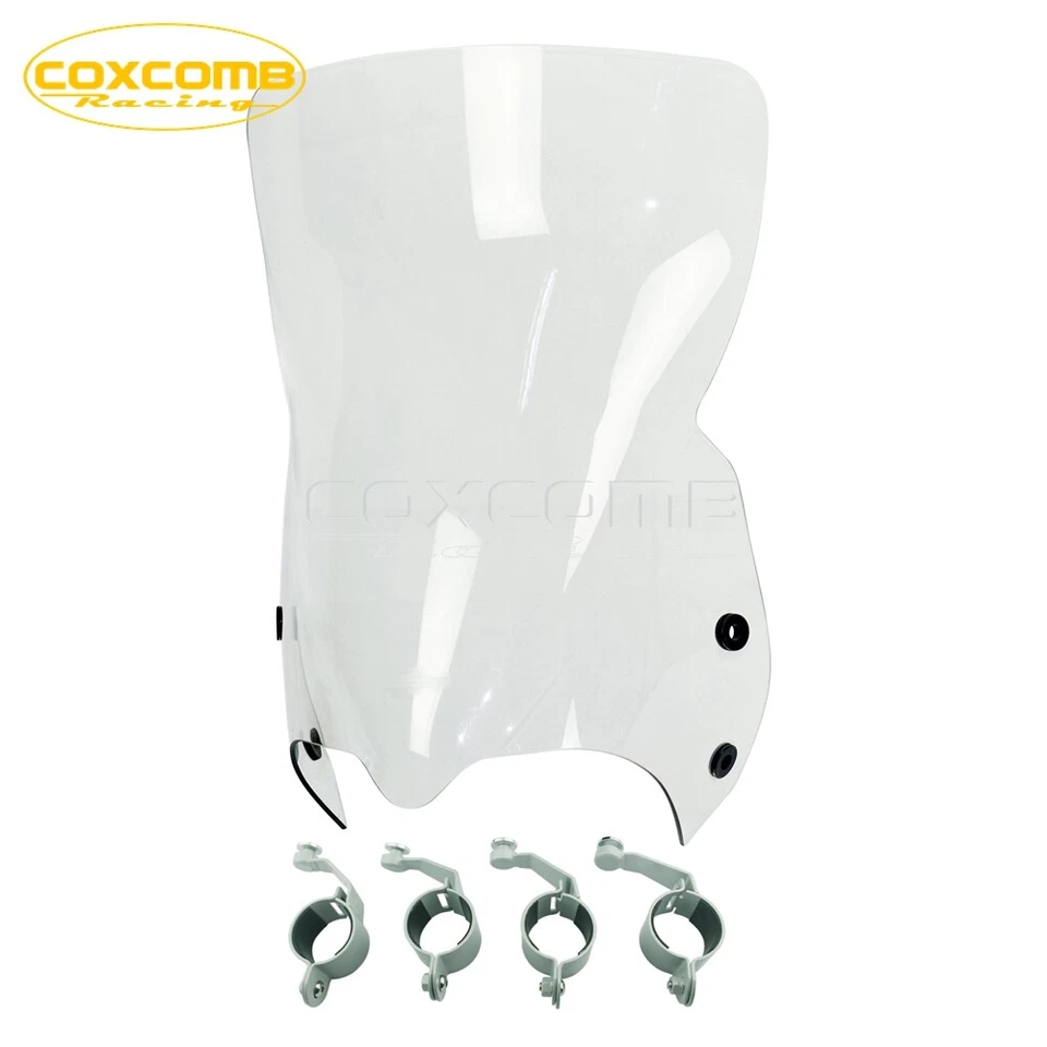 Dirt Bike Clear Windshield Front Windscreen For Suzuki Boulevard M50 M90 M109R - Image 4 of 4