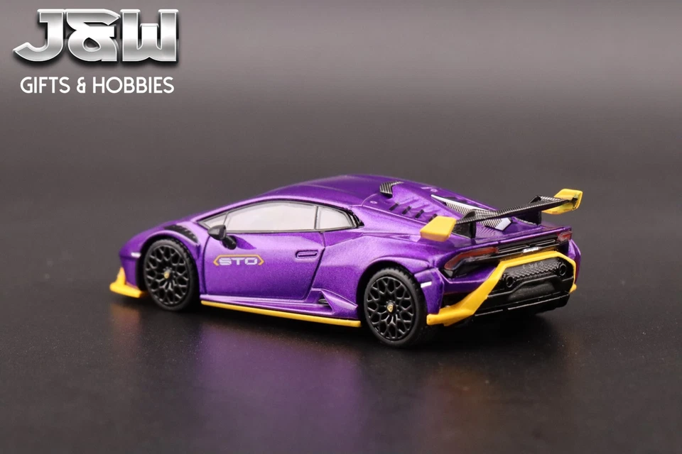 Mini GT Lamborghini Huracán STO Viola Pasifae MGT00746 1/64 Foto 4 de 4