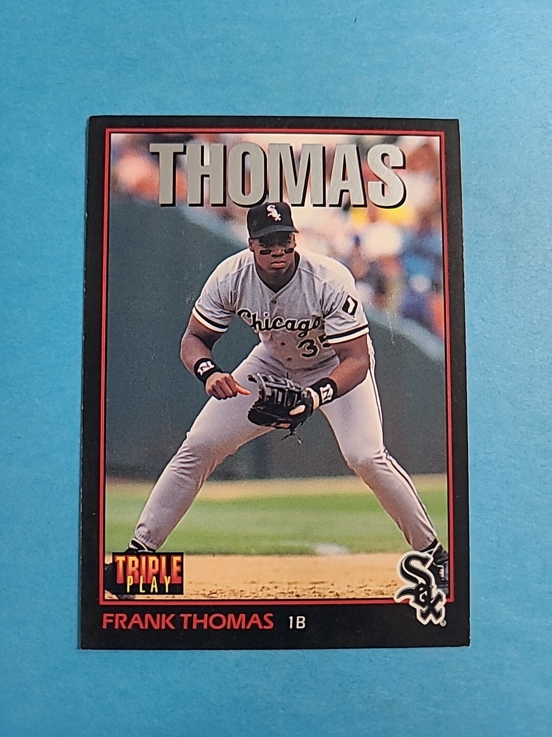 Frank Thomas #26 Baseball Cards 1993 Donruss Triple Play trading card — raw and PSA graded price guide