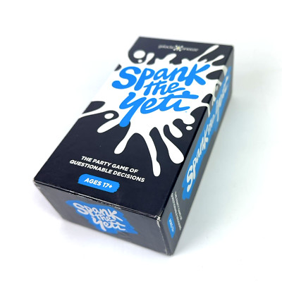 Spank the Yeti: The Adult Party Game of Questionable Decisions - Used - COMPLETE