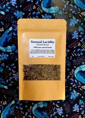MIND MEDDLER 30g Erotic Sensual Lucid Dream Herb Blend Blue Lotus Damiana Mugwort Dream Tea