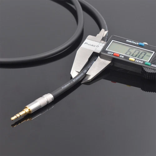 Premium 3.5mm Male To Male Aux Auxiliary Audiophile Hi-Fi Audio Headphone Cable - Picture 5 of 5