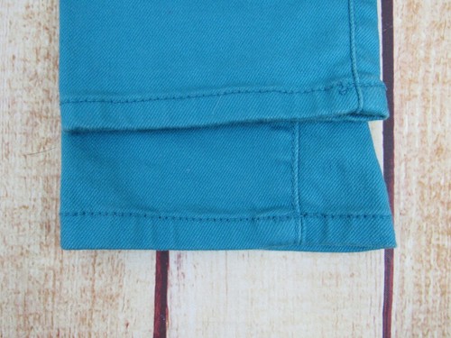 Pantalones de mezclilla para mujer Aeropostale Ashley ultra ajustados verde azulado talla 1/2 elásticos regulares - Imagen 4 de 6