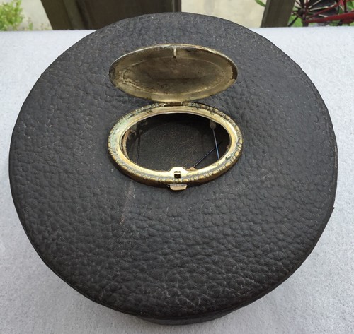 Art Nouveau Collar Box Decorative Brass Compartment For Pins Brooches Men/Women - Picture 9 of 12