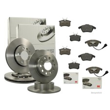 NK Bremsenset vorne + hinten Bremsscheiben + Bremsbeläge MERCEDES-BENZ C-KLASSE 
