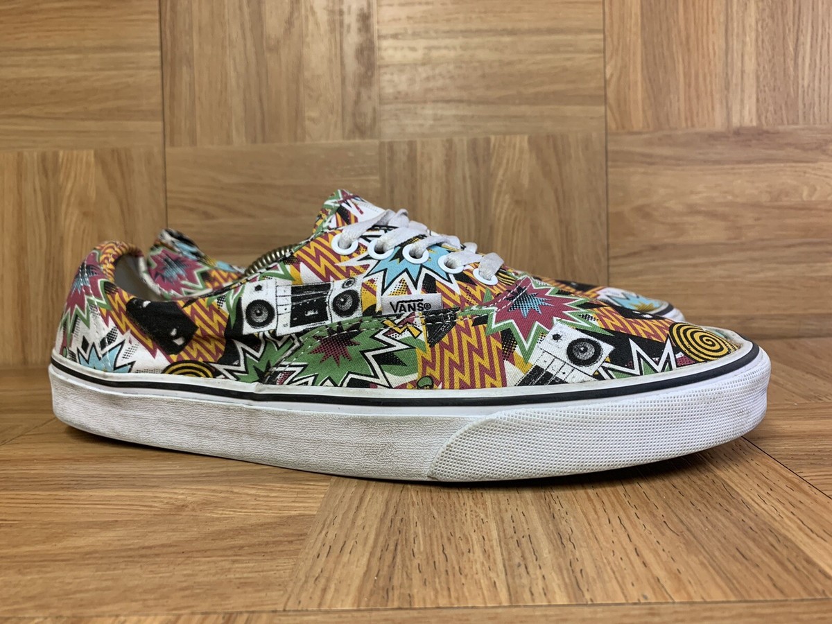 RARE🔥 VANS Authentic Boom Box Mixtape Retro Cassette City Skate