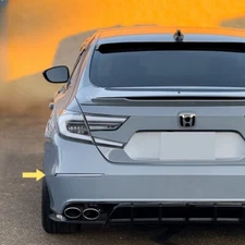 Clear Lens LED Rear Bumper Reflector Lights For 10th Gen Honda Accord 2018-2022