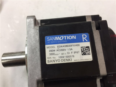 SANYO DENKI Servo Motor R2AA06020FXH00 USED Fully Tested | eBay