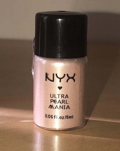 NYX Ultra Pearl Mania Loose Eyeshadow LP02 Pearl 0.1 Oz Brand New Sealed