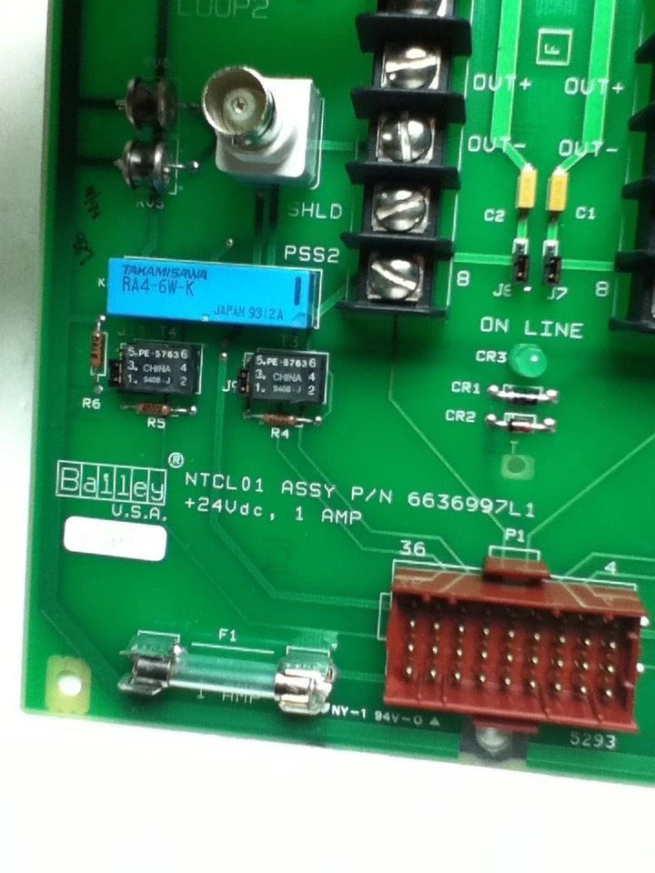 Bailey Controls 6636997L1 Communication Unit Termination Module - Image 3 of 4