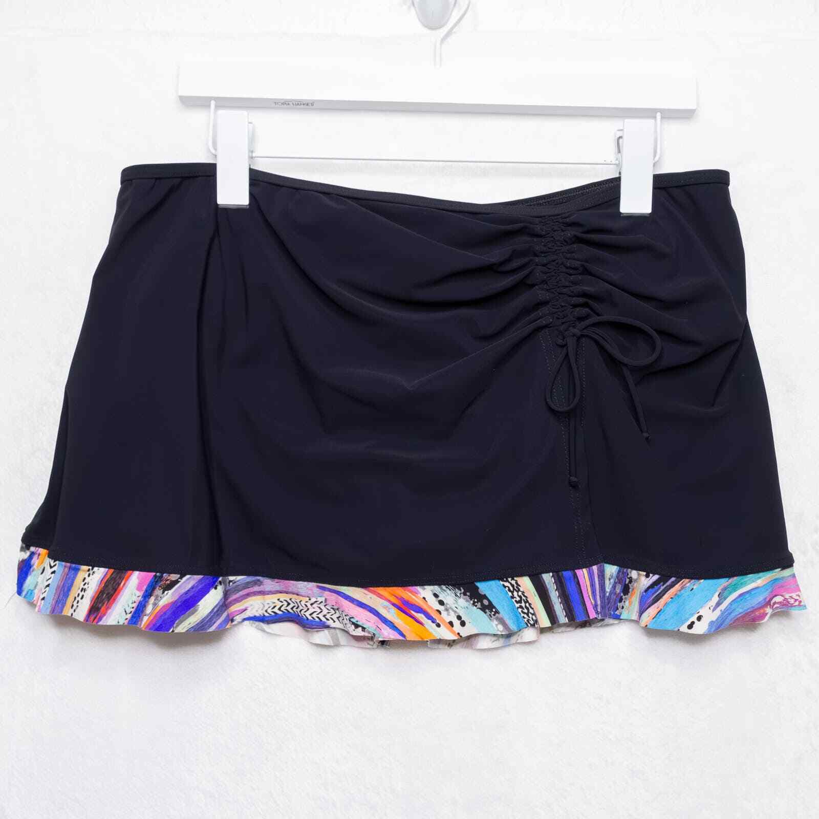 GOTTEX PROFILE Ruffled Swimsuit Skirt Bottom Side… - image 1