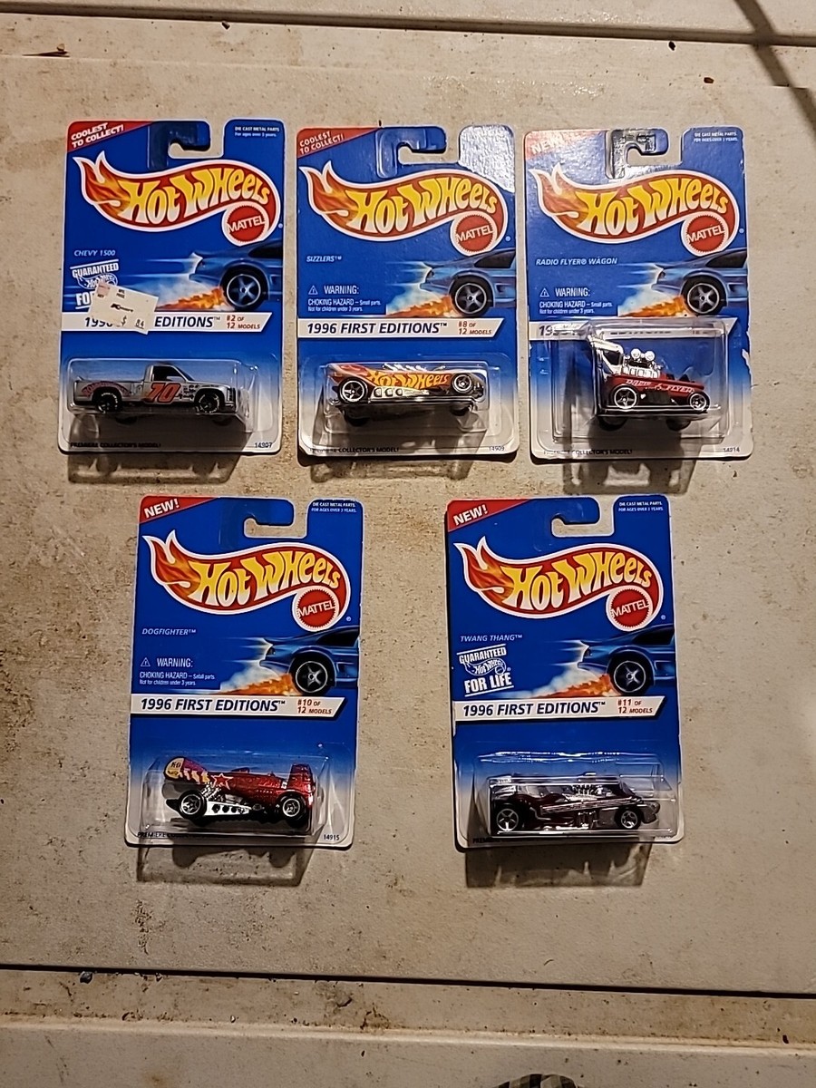 1996 Hot Wheels First Editions Lot 2, 8, 9, 10, 11 (5 Cars) | eBay