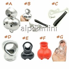 Male Heavy Duty Stainless Steel Ball Stretchers Scrotum Pendant Squeezer Device