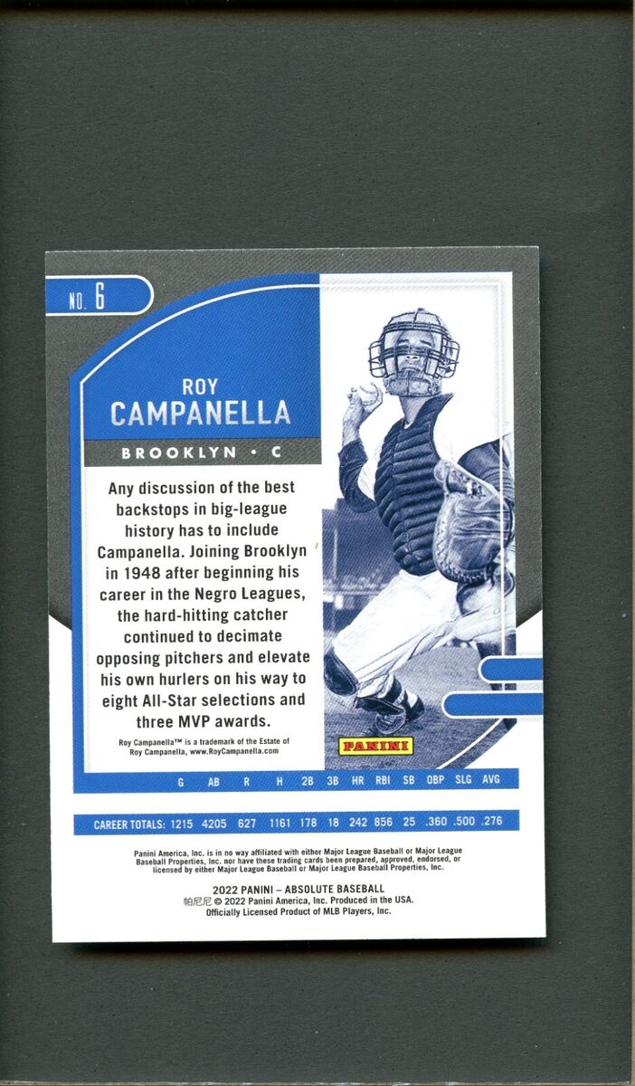 【新品】maktub レコード Campanella 2022 Panini Absolute Roy Campanella | eBay
