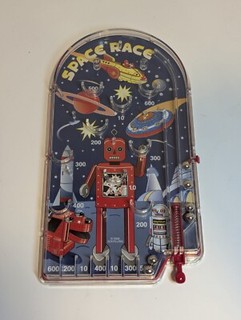 Handheld Pinball Toy Game Schylling Miniature Space Race Tested Successfully