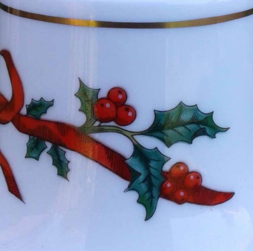 ROYAL WORCESTER - HOLLY RIBBONS BELL. - Picture 7 of 11