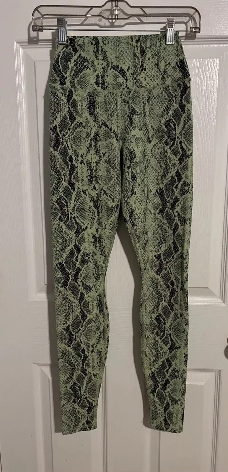alo-yoga high waist full length snake print leggings