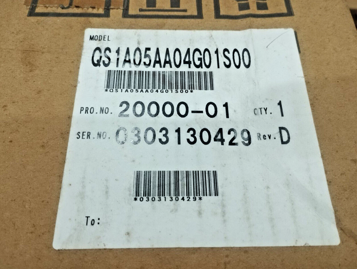 SANYO DENKI SANMOTION Q AC SERVO DRIVE QS1A05AA04G01S00 SANYO DENKI SANMOTION Q AC SERVO DRIVE QS1A05AA04G01S00