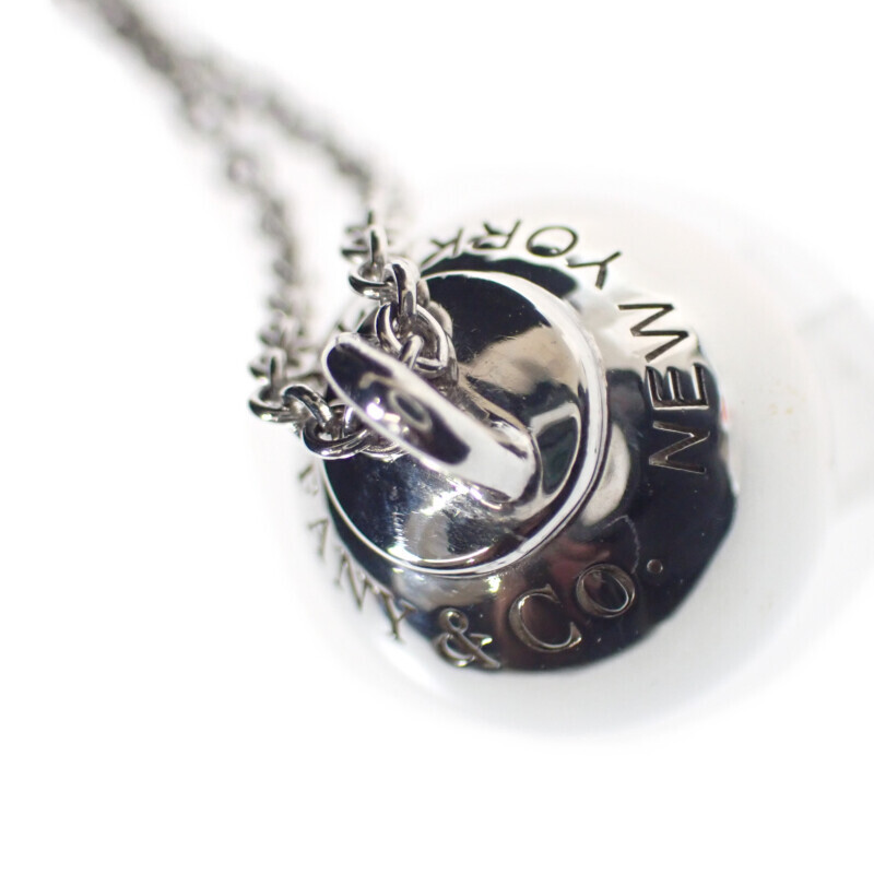 TIFFANY&Co. Ag925 Hardware Ball Pendant Necklace Sterling
