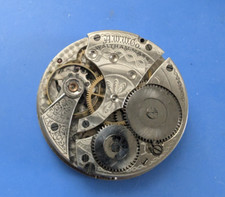 VINTAGE 16 SIZE WALTHAM GRADE 610 POCKET WATCH MOVEMENT RUNNING