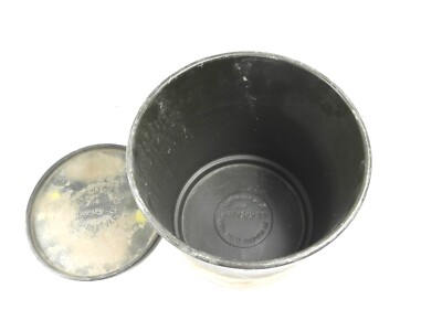 VINTAGE 1950'S-60'S MILITARY REUSABLE DRUM CONTAINER ARMY GREEN OD