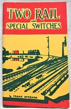WINDSOR MODEL RAILWAYS BOOKLET  TWO RAIL AND SPECIAL SWITCHES 1949 VINTAGE