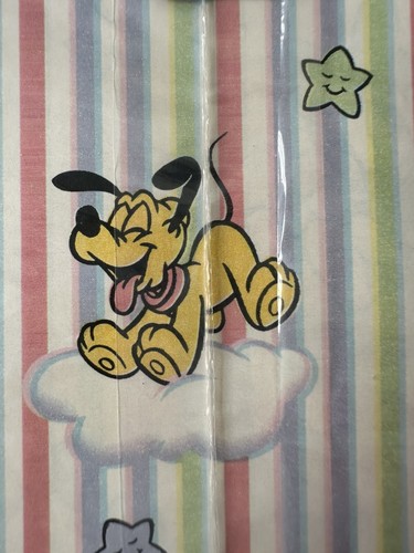 Carta regalo Disney Babies anni 90 2 fogli Topolino Minnie Paperino Pluto margherita NOS - Foto 9 di 11