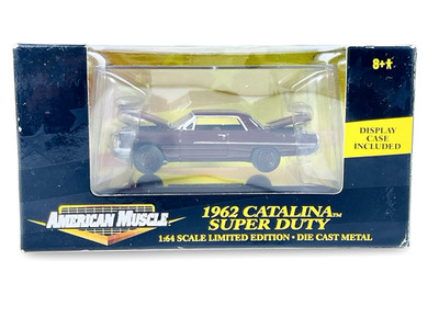 #32652 Ertl Brown 1962 Pontiac Catalina Super Duty ~ 2001 1:64 Black Box Diecast