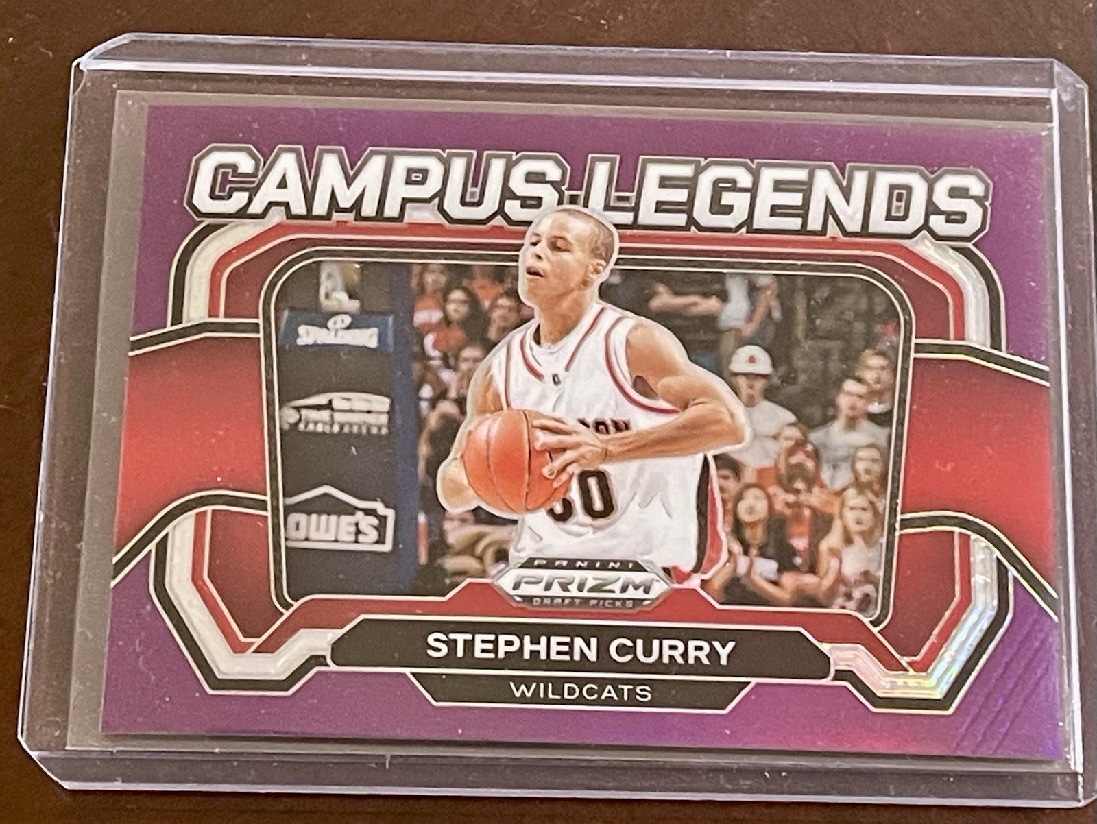 2024 Prizm Draft Basketball Campus Legends #2 Stephen Curry Purple Prizm /75