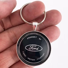 Vintage Ford Truck Horn Cap Steering Wheel Emblem FOMOCO 1.2" Diameter Keychain