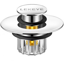 Pop-up Tub Stopper  Hair Catcher with Strainer for 1.5-1.75" Drain Hole