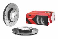 2X Brembo Bremsscheibe Xtra Line - Xtra 09.9468.1X FüR Max Focus Ford Volvo C70