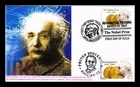 NOBEL PRIZE CENTENNIAL FDC SWEDEN JOINT ISSUE COMBO ALBERT EINSTEIN US COVER