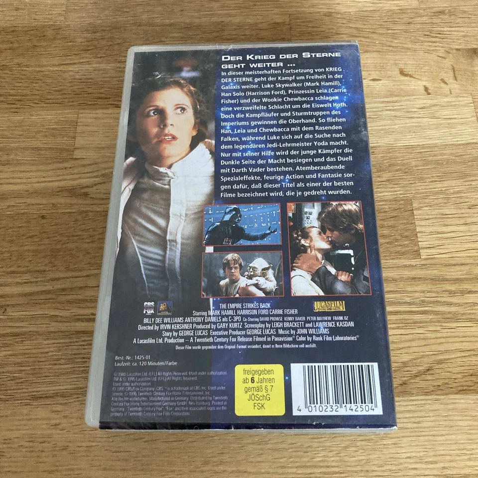 Star Wars Das Imperium schlägt zurück VHS - Bild 3 von 3