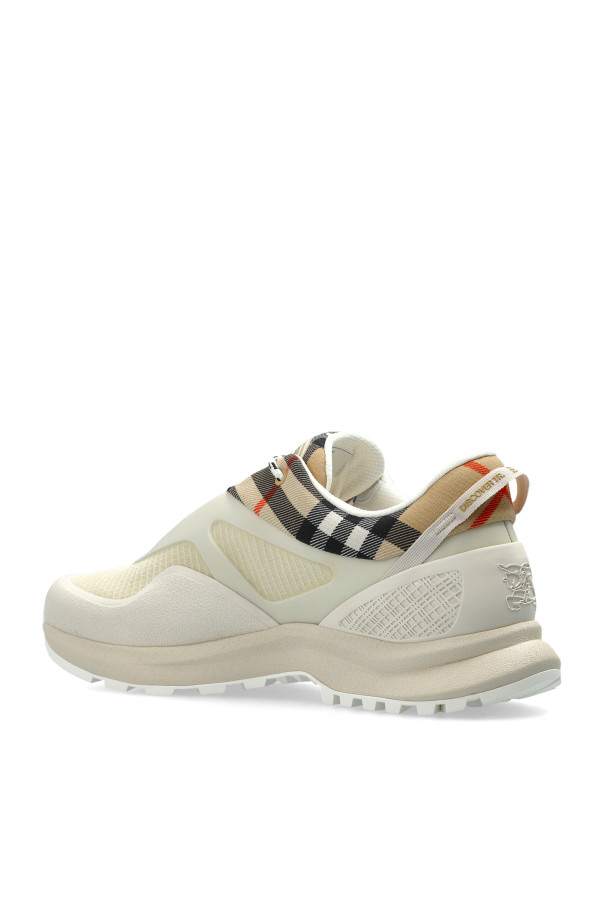 Burberry - Men - ‘Discover’ sports shoes - Cream thumbnail 5