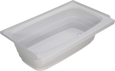 Replacement 24'' X 40'' White Bathtub with Right Drain, Scratch-Resistant ABS Acry