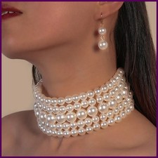 New Trendy Jewelry Set For Women Elegant Charm Multi-layer Imitation Pearl
