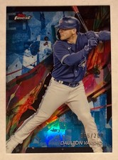 2024 Topps Finest #65 Daulton Varsho BLUE REFRACTOR #/200 Toronto Blue Jays