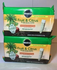 Miracle-Gro Fruit & Citrus Plant Food Spikes, 12 Spikes per Pack (2-Packs)