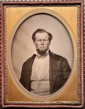 RARE 1/4 PLATE AMBROTYPE - SAILOR WITH TWO EARRINGS TRAVELED TWICE OVER EQUATOR
